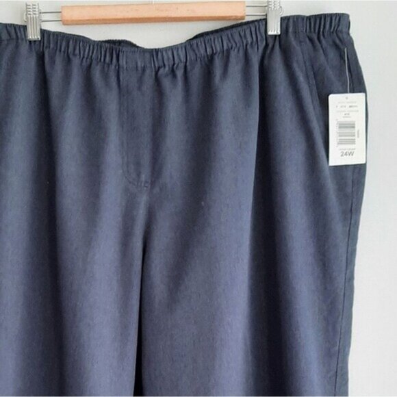 ALIA / by Nygard Classic Fit High Waist Pull-on Dress Pants Blue Sz 24 W - Picture 4 of 11